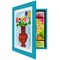 Americanflat 10x12.5 Kids Art Frame - 8.5x11 with Mat or 10x12.5 without Mat - Kids Artwork Frame - Magnetic Frame Closure - Shatter Resistant Glass - Hanging Hardware
